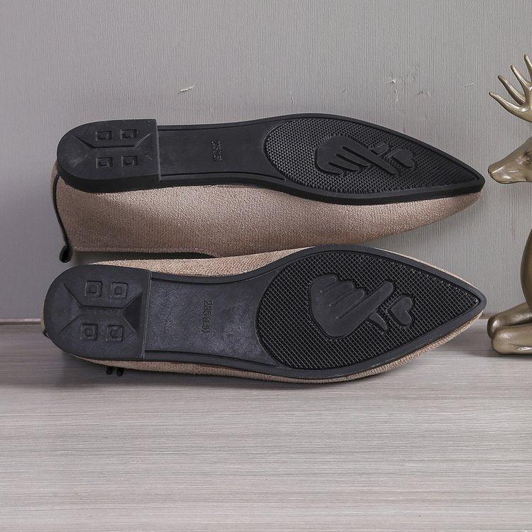Plus Size Leopard Print Pumps Female Pointed Toe - VAleG