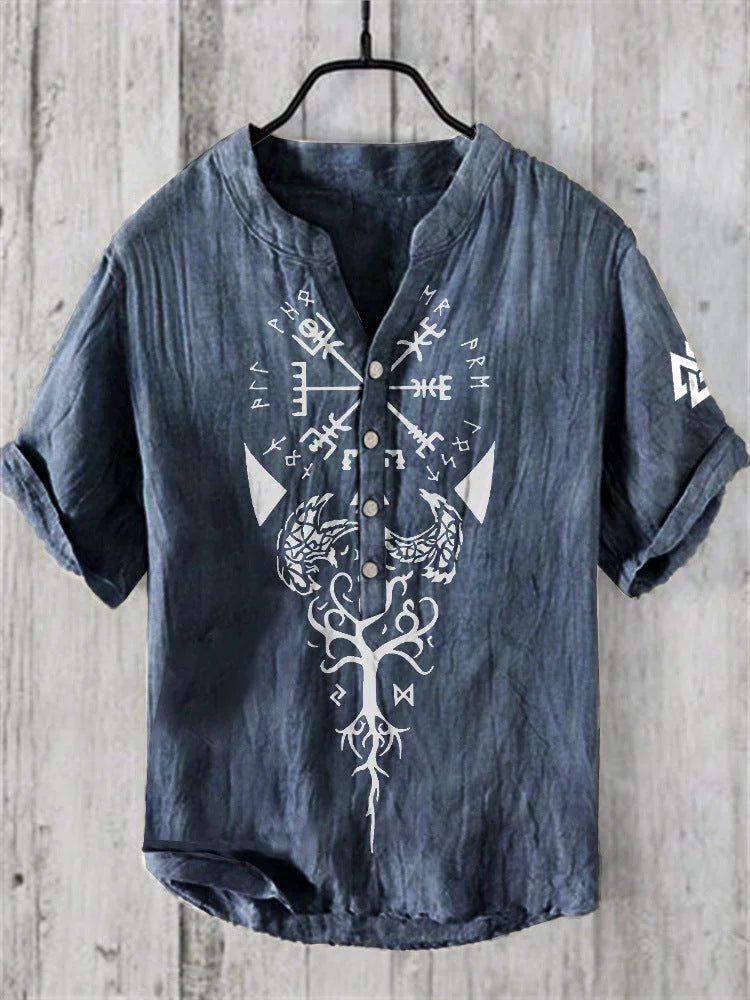 Plus Size Digital Printing Men's Short Sleeve - VAleG