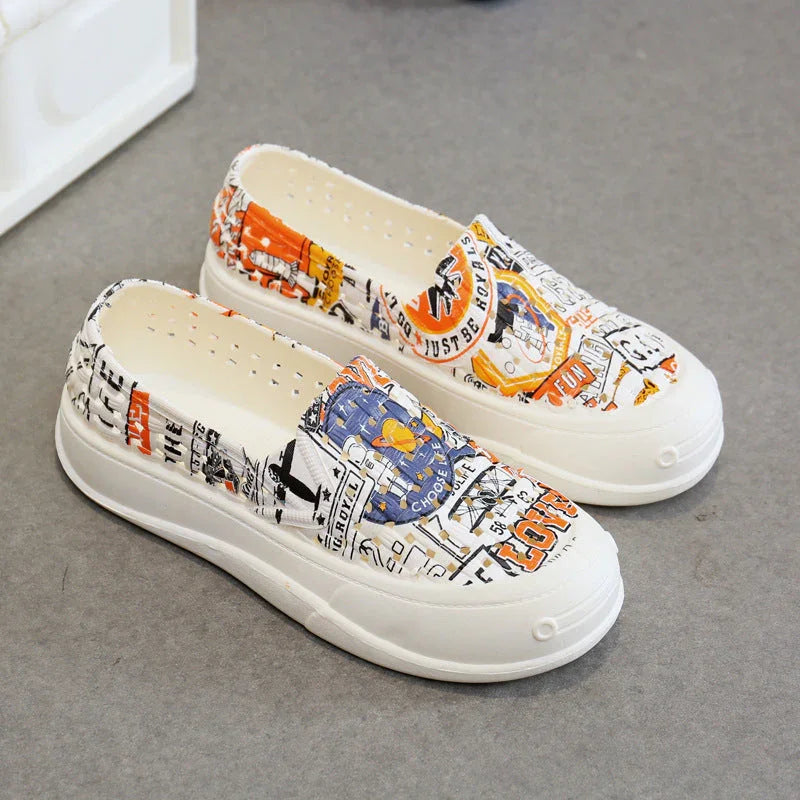 Soft Bottom Mesh Casual Breathable Waterproof Beach Shoes - VAleG