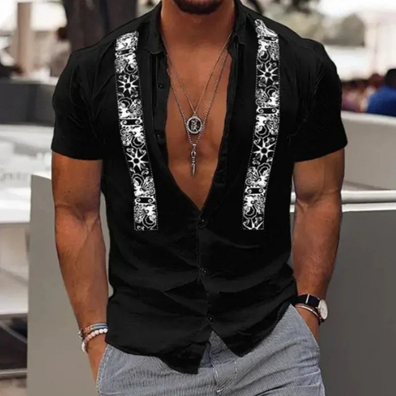 Camicia hawaiana uomo diversi colori – VAleG - VAleG