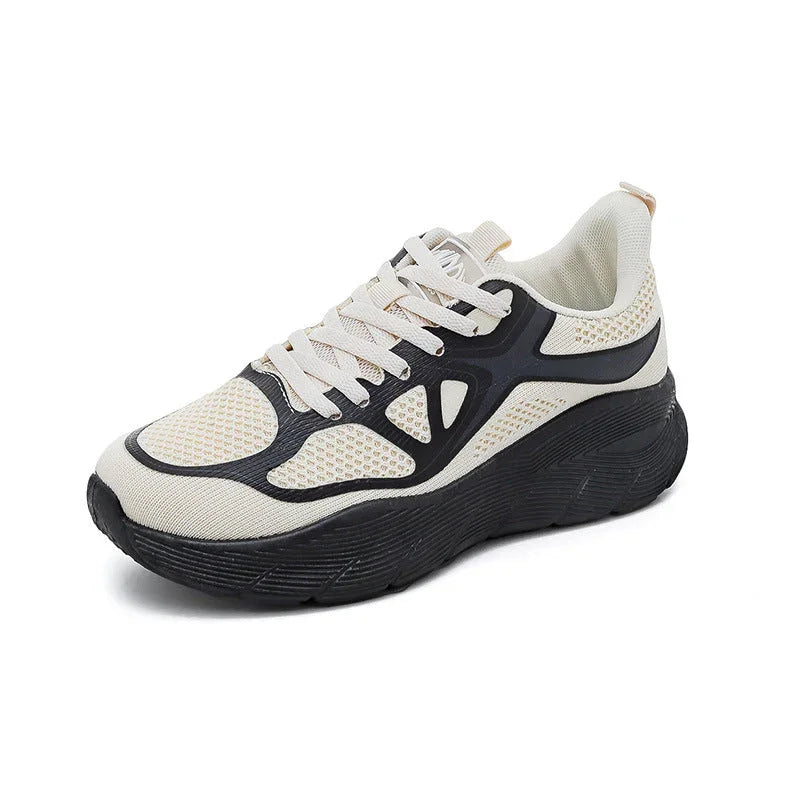 Rubber Cloth Men's And Women's Breathable Running Shoes - VAleG