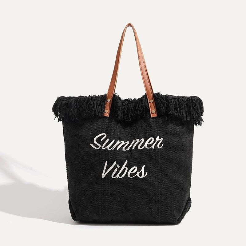 Gradient Color Women's Tote Beach Bag - VAleG