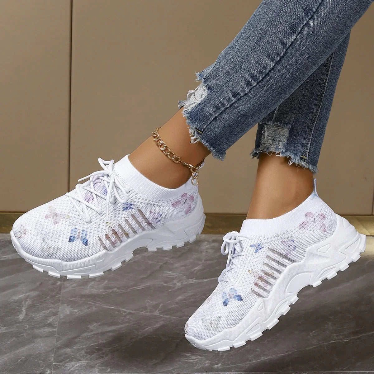 Flying Woven Shoes All-match Non-slip Wear-resistant Sneakers - VAleG