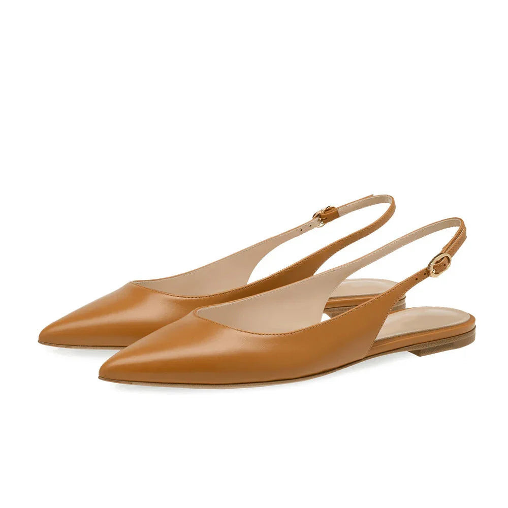 Pointed Flat Bottom Stylish Casual Shoes - VAleG