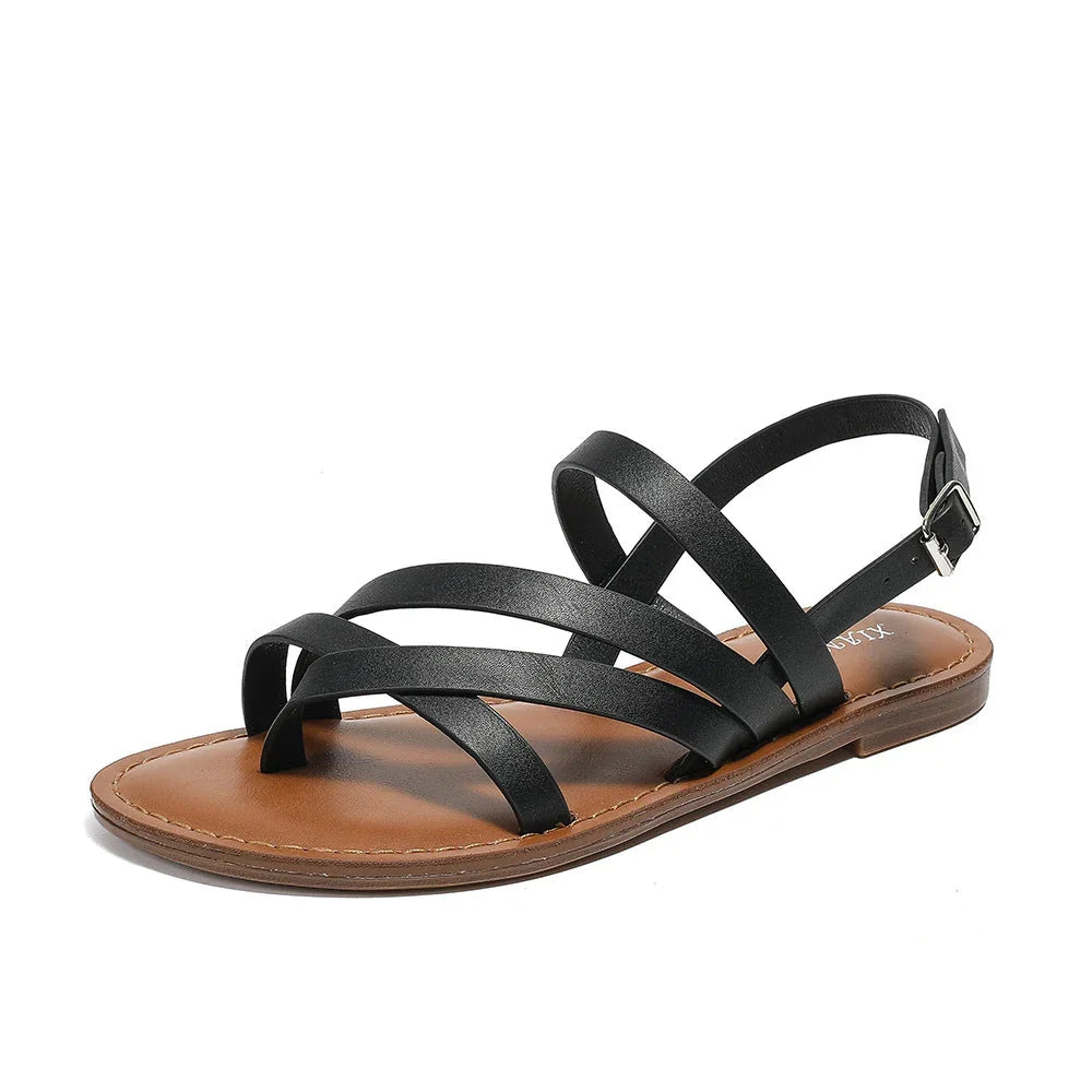 Women's Polyurethane Summer All-match Beach Sandals - VAleG