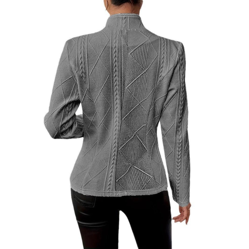 Button Pattern Small Suit Jacket - VAleG