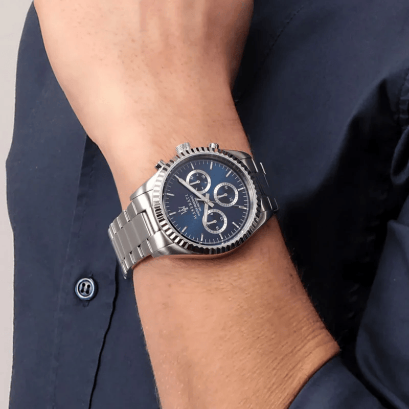 Orologio Maserati Competizione R88 – in acciaio quadrante blu