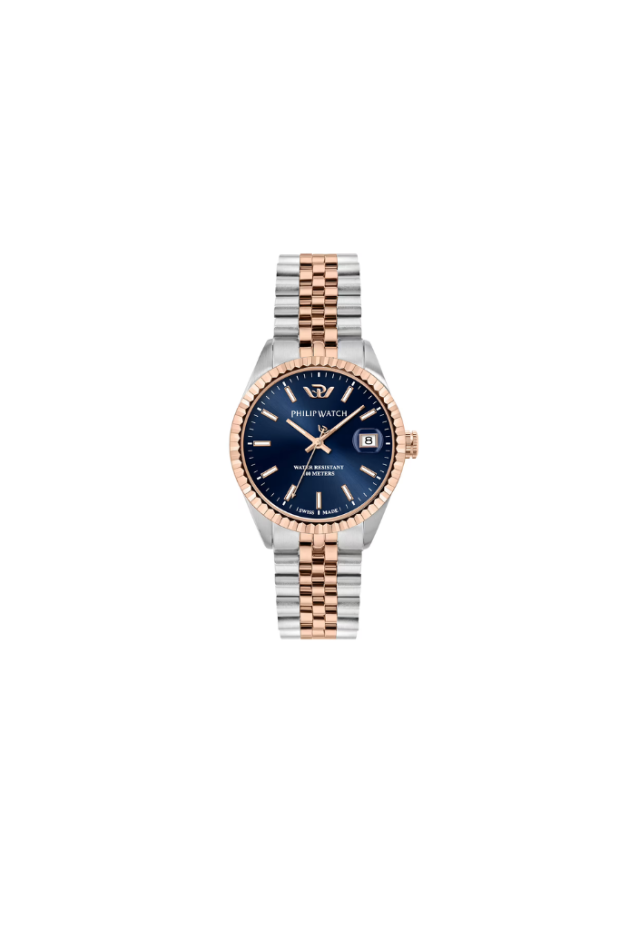 Philip Watch Caribe Urban – Quarzo Swiss Made, bicolore acciaio/rose gold, cassa 39mm – Ref. R8253597118