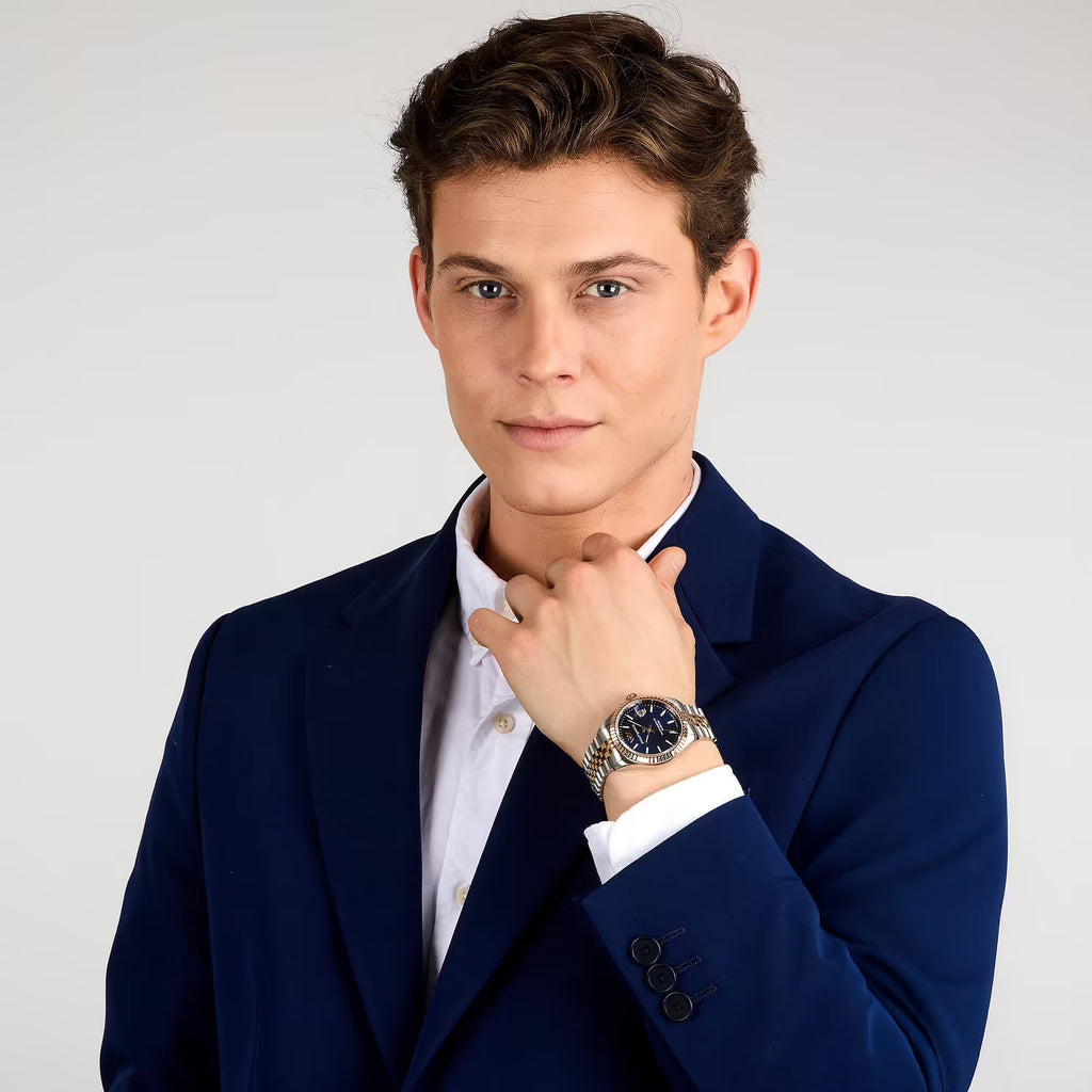 Philip Watch Caribe Urban – Quarzo Swiss Made, bicolore acciaio/rose gold, cassa 39mm – Ref. R8253597118