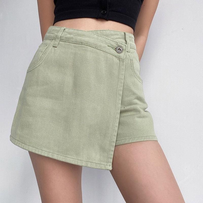 Anti-exposure Irregular Denim Skirt - VAleG