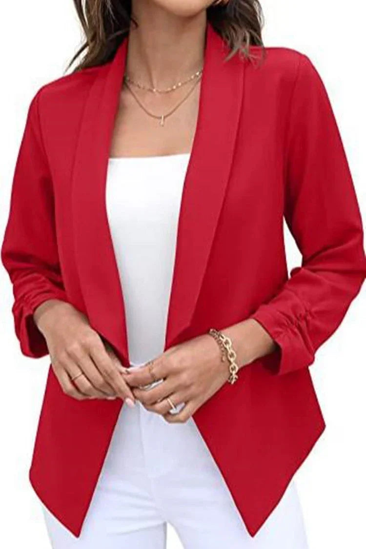 Women's Blazer Free Iron Casual Professional Suit - VAleG