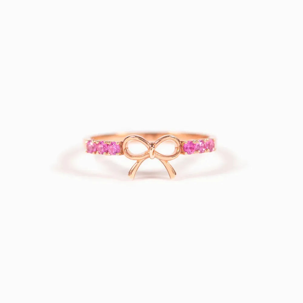925 Sterling Silver Bow Ring - VAleG