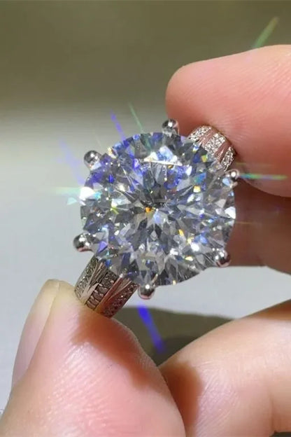 5 Carat Moissanite 925 Sterling Silver Ring - VAleG