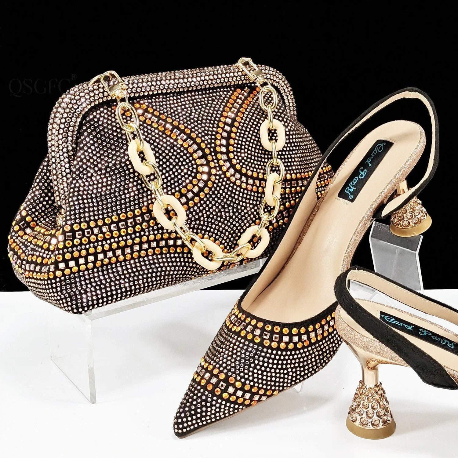 Pointed Toe Women's Shoes And Bags Suit Low-cut - VAleG