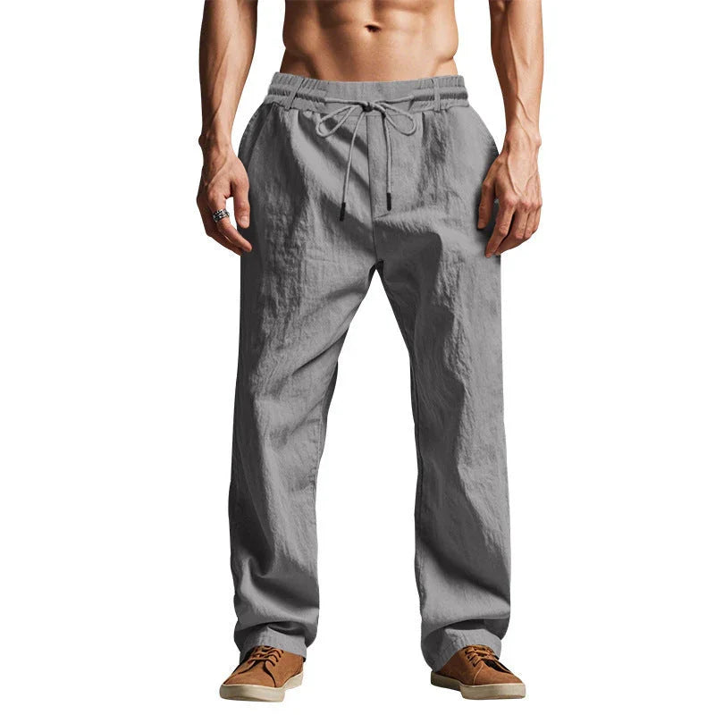 Loose Drawstring Beach Sports Trousers Men - VAleG