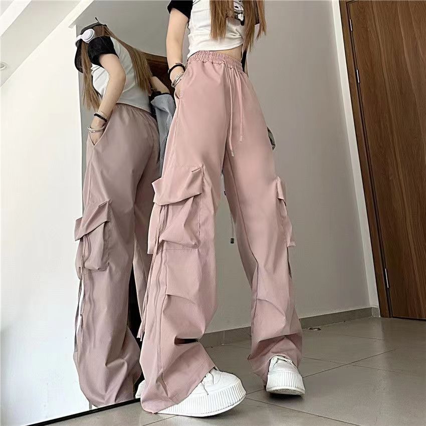 Pantaloni casual a gamba larga