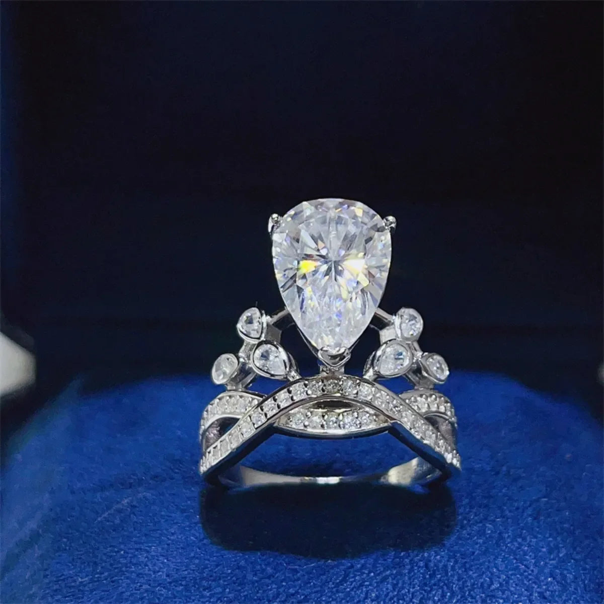 5 Carat Moissanite 925 Sterling Silver Ring - VAleG