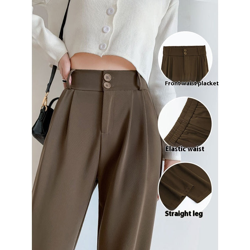 Pantaloni di alta qualità a vita alta