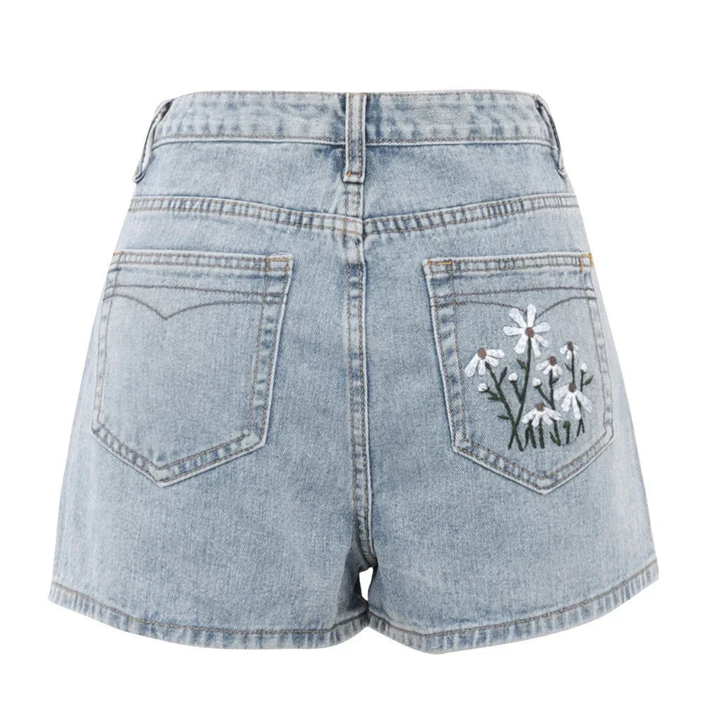 Women's High Waist Fashion Denim Shorts - VAleG