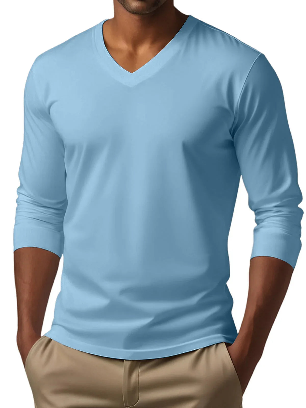 Men's Digital Printing Men's Versatile Long Sleeve - VAleG