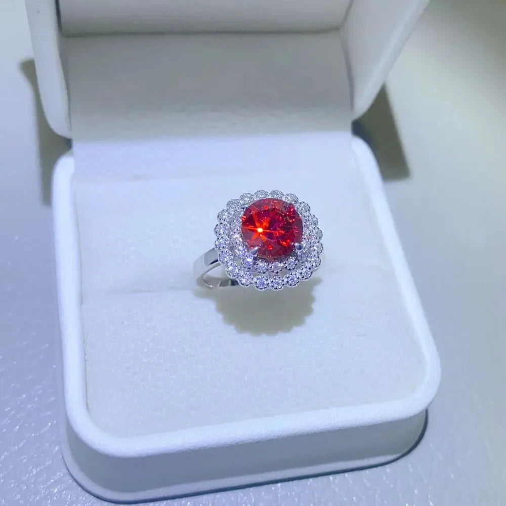 2 Carat Moissanite 925 Sterling Silver Ring - VAleG