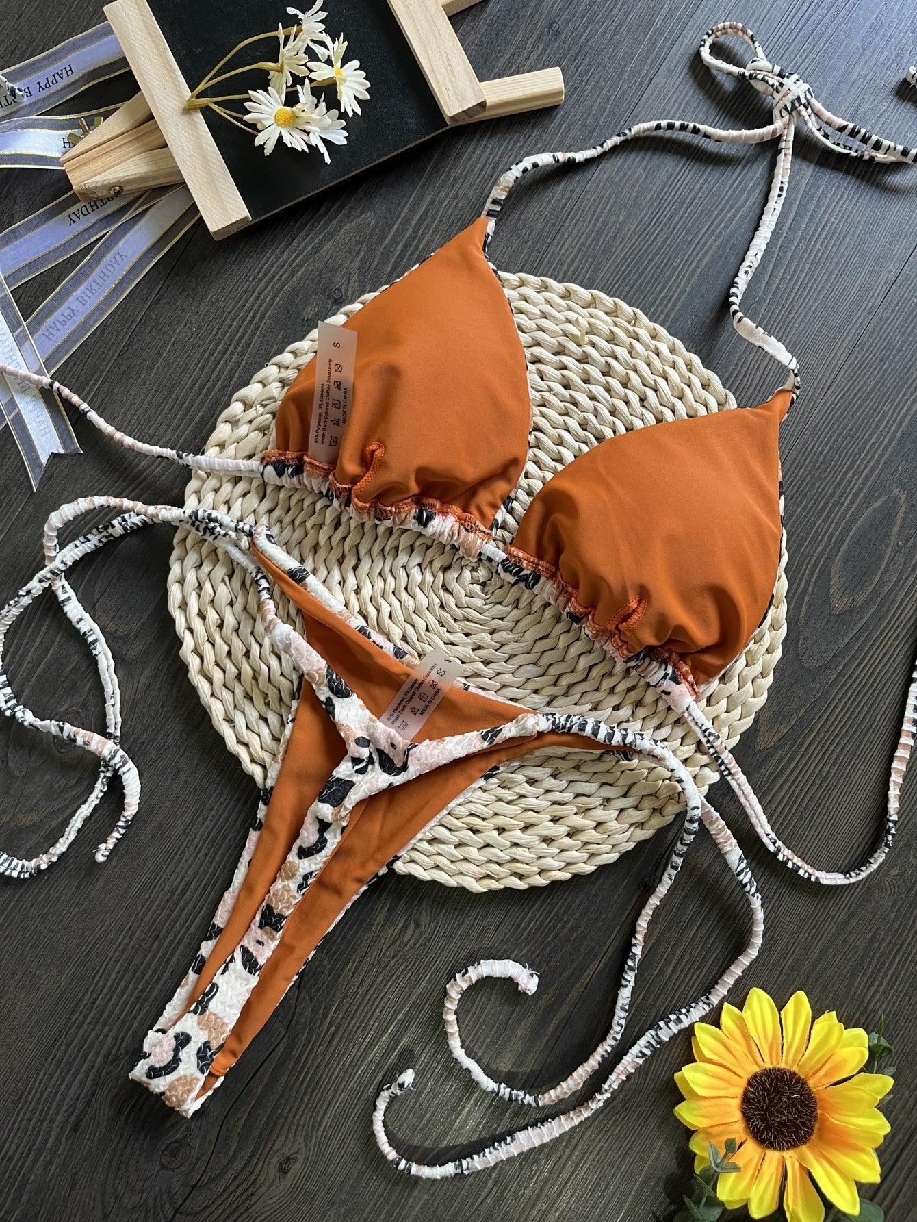 Printed Swimsuit Beach Sexy Women's Swimsuit - VAleG