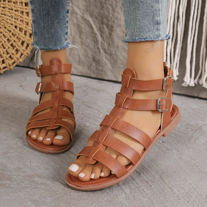 Women's Casual Thick Heel Non-slip Hollow Sandals - VAleG