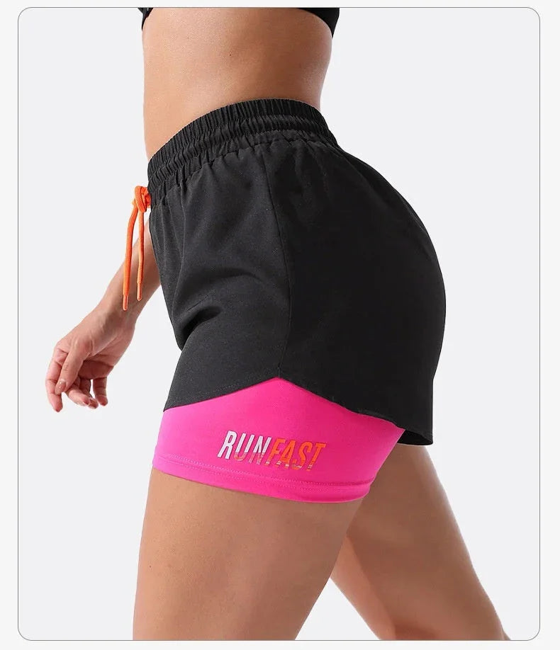 Anti-exposure Drawstring Three-point Fitness Sports Pants - VAleG