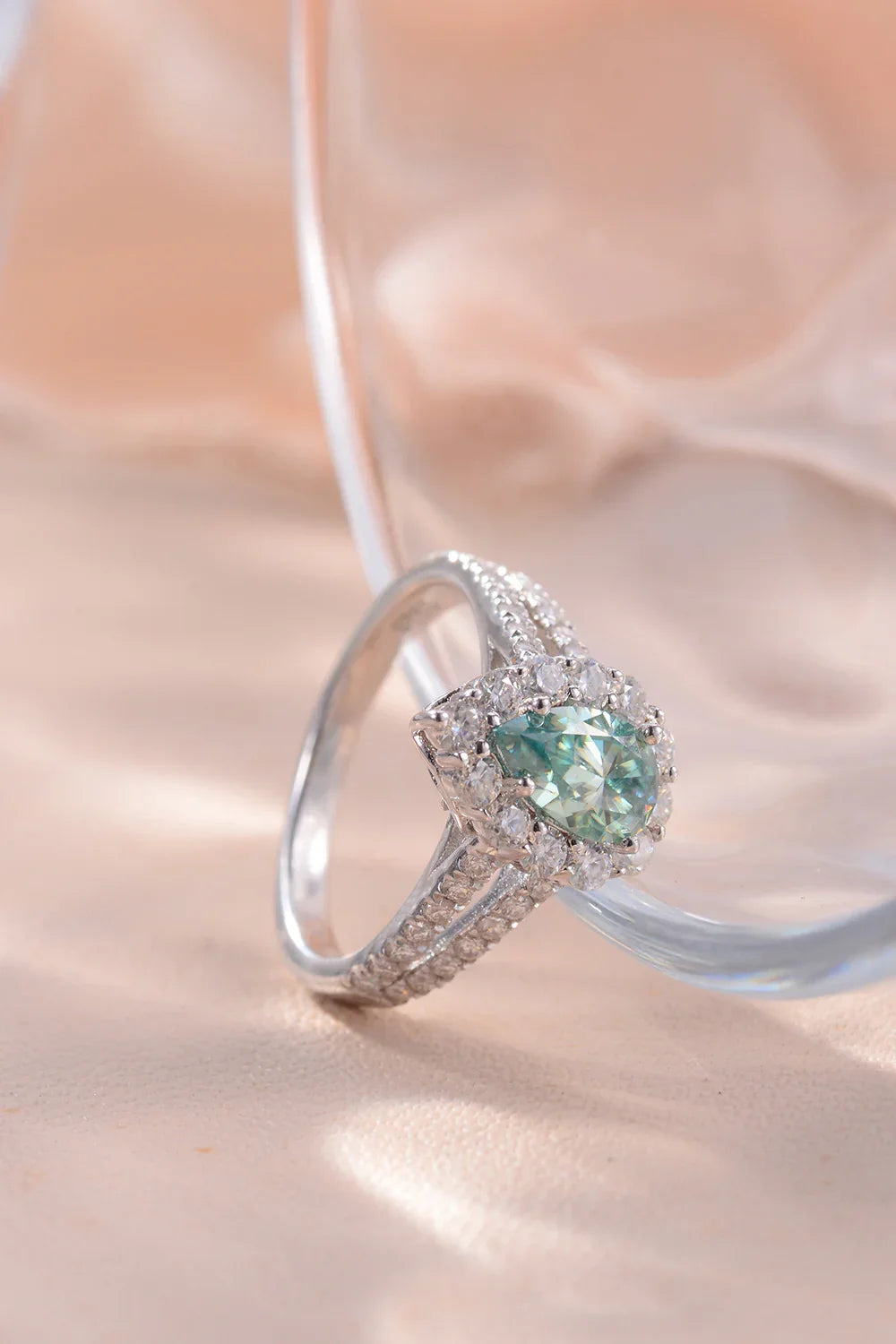 1 Carat Moissanite 925 Sterling Silver Ring - VAleG