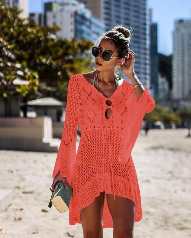 .Bikini Women Swimsuit Cover-up Beach Bathing Beach Dress - VAleG