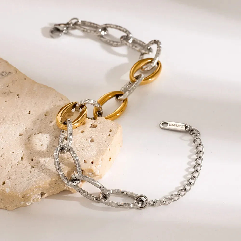 18K Gold-Plated Stainless Steel Bracelet - VAleG