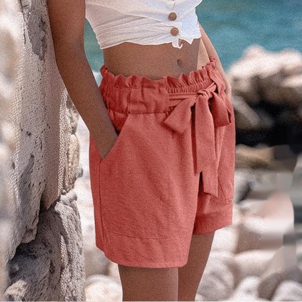 Women's Short Belt Pocket Summer Casual - VAleG