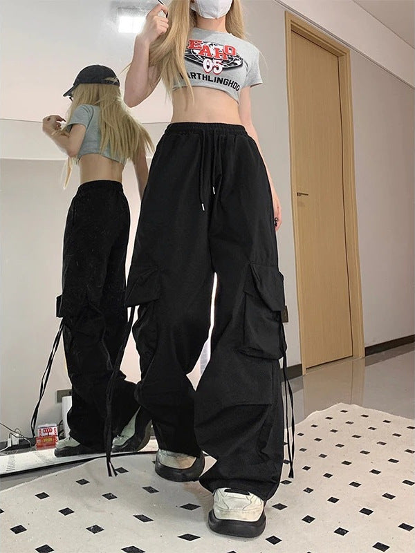 Pantaloni casual a gamba larga