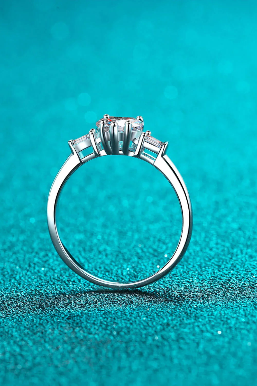 1.2 Carat Moissanite Heart Ring - VAleG