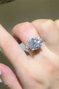 5 Carat Moissanite 925 Sterling Silver Ring - VAleG