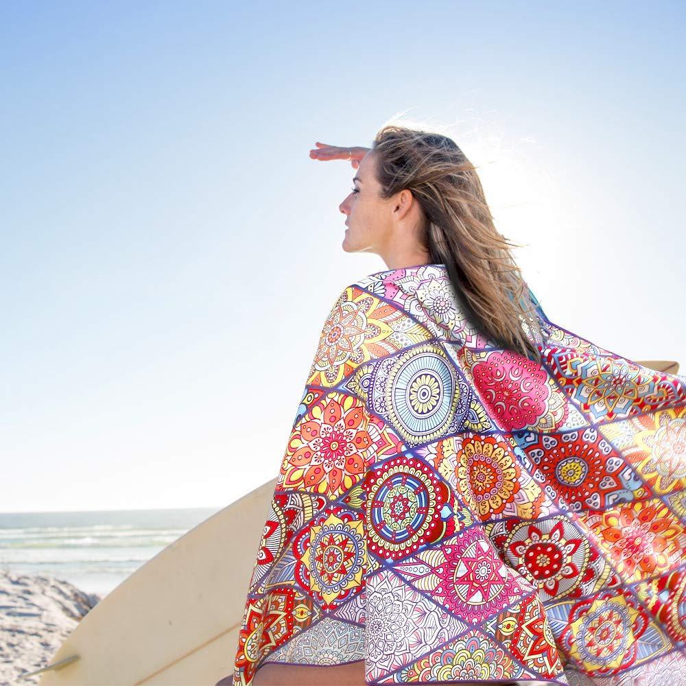 Fashion Microfiber Digital Print Beach Towel - VAleG