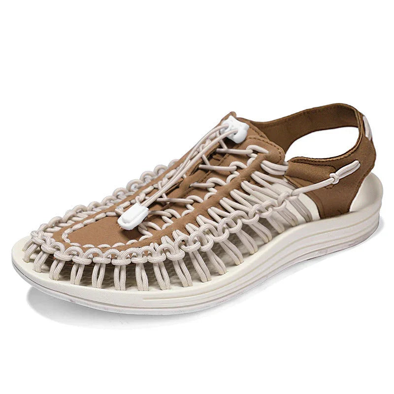 Sandals Woven Men's Casual Beach Couple - VAleG