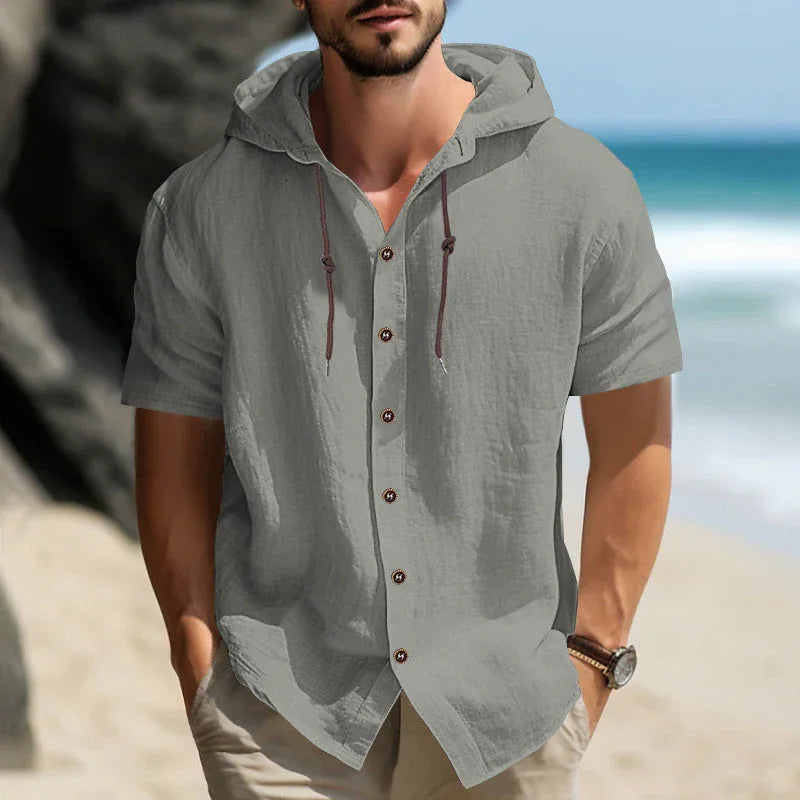 Men's Sports Casual And Comfortable Short-sleeved Shirt - VAleG