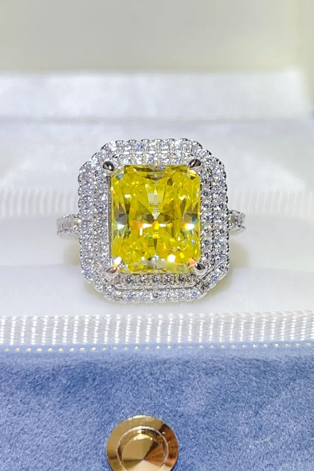 2 Carat Moissanite 925 Sterling Silver Ring - VAleG