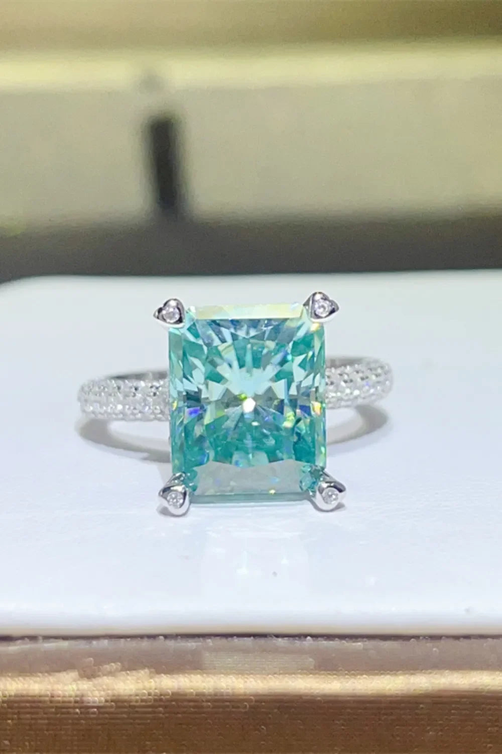 5 Carat Moissanite 925 Sterling Silver Ring - VAleG