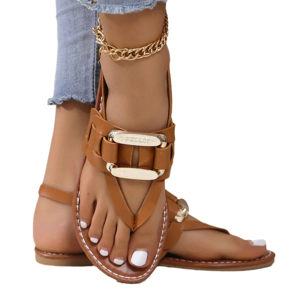 Plus Size Flip-toe Sandals Women's European And American Style - VAleG