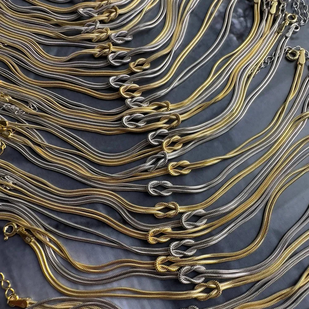 Titanium Steel Knotted Necklace - VAleG