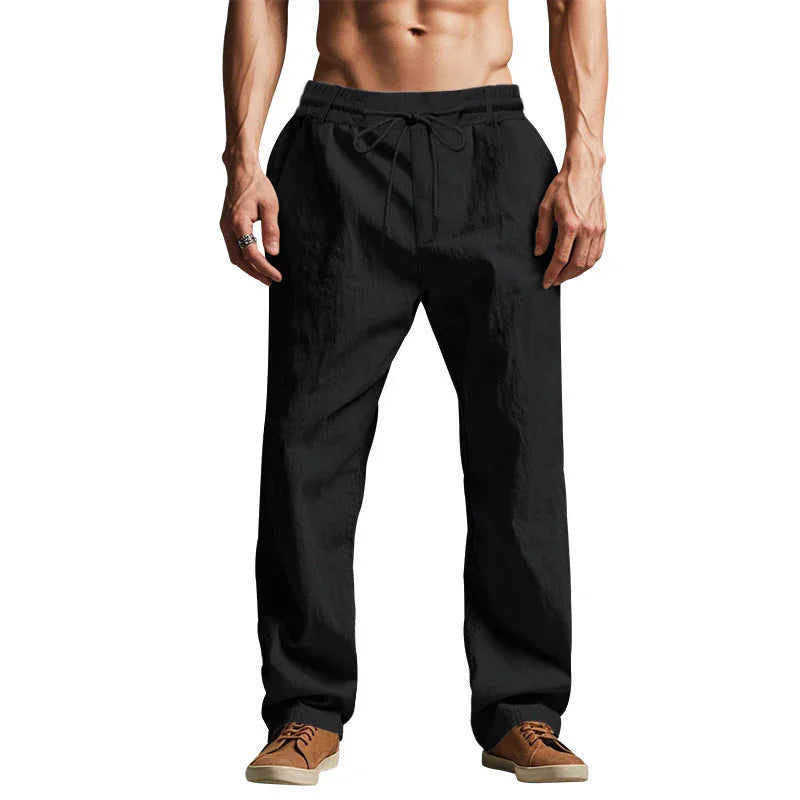 Loose Drawstring Beach Sports Trousers Men - VAleG