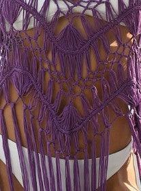 Blouse Beach Dress Tassel Knitting Bikini - VAleG