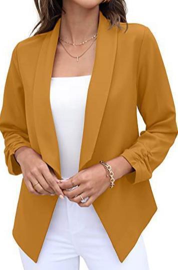 Women's Blazer Free Iron Casual Professional Suit - VAleG