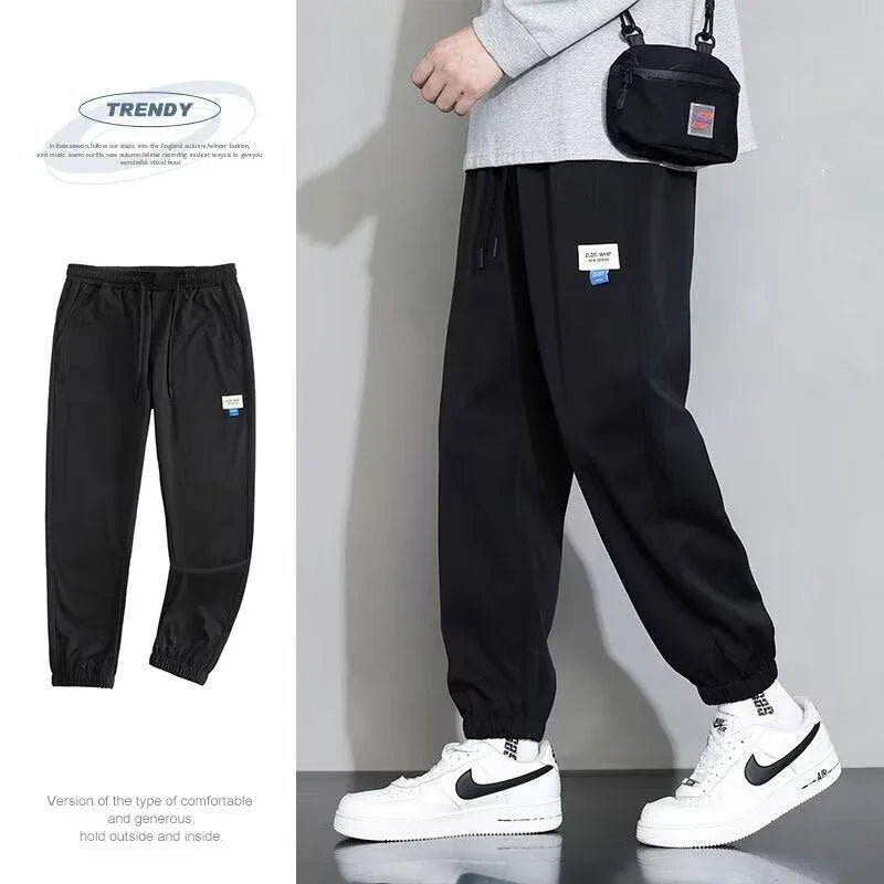 Draping Ice Silk Men's Sports Casual Pants - VAleG