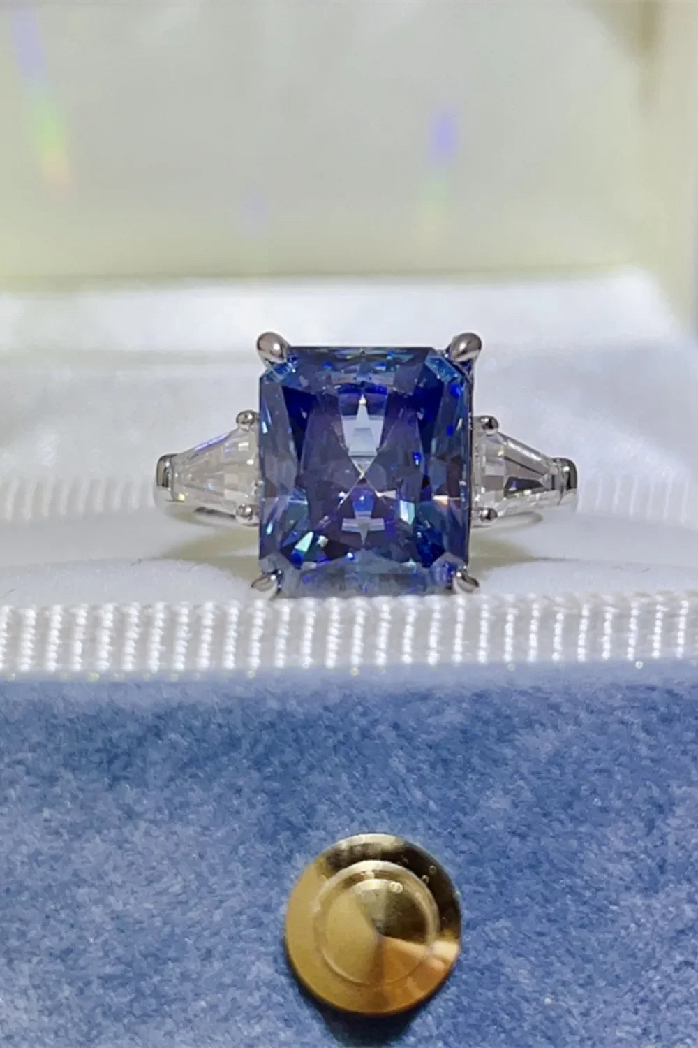 5 Carat Moissanite 925 Sterling Silver Ring - VAleG