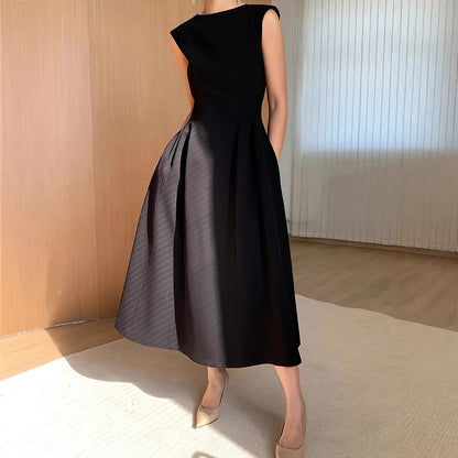 Dress Sleeveless Mid-length Stitching - VAleG