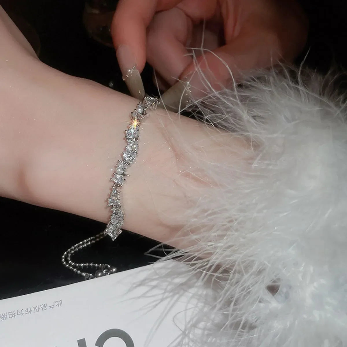 Copper Zircon Bracelet - VAleG