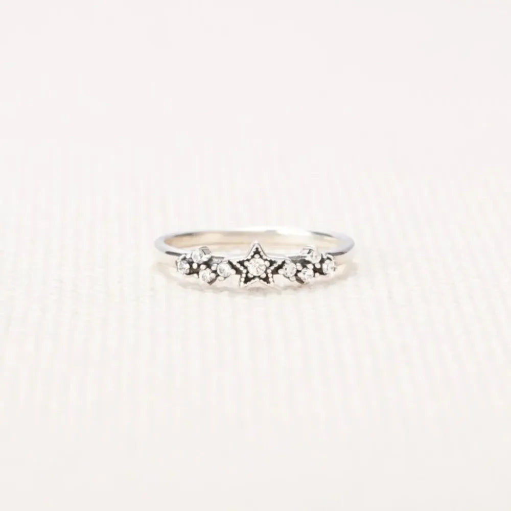 925 Sterling Silver Star Ring - VAleG